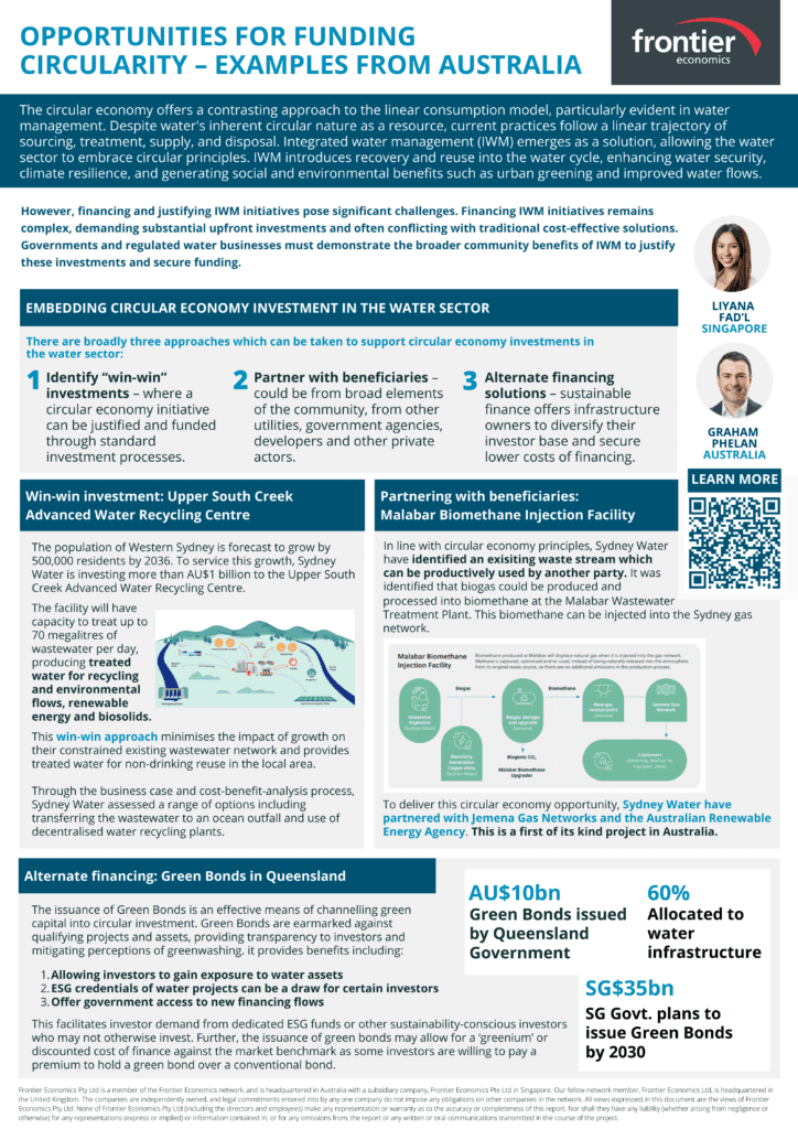 Poster on Opportunities for funding circular - examples from Australia